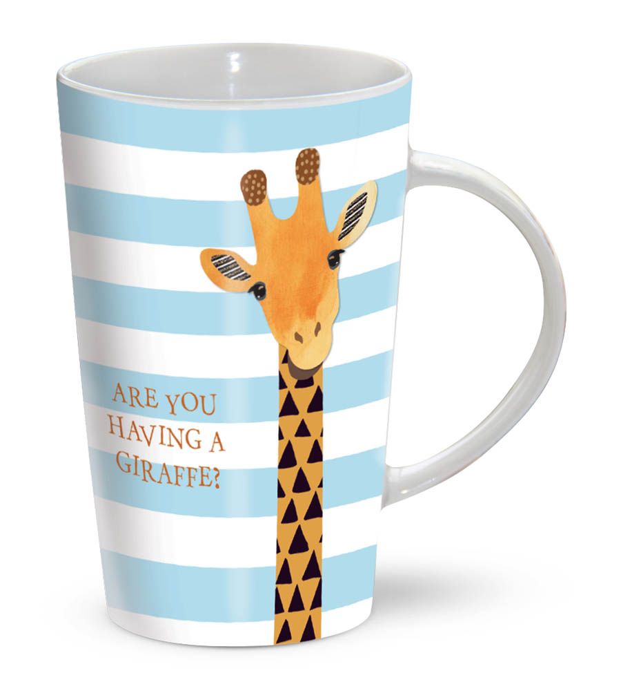 Otter House - Riverbank Mug - Having A Giraffe - White