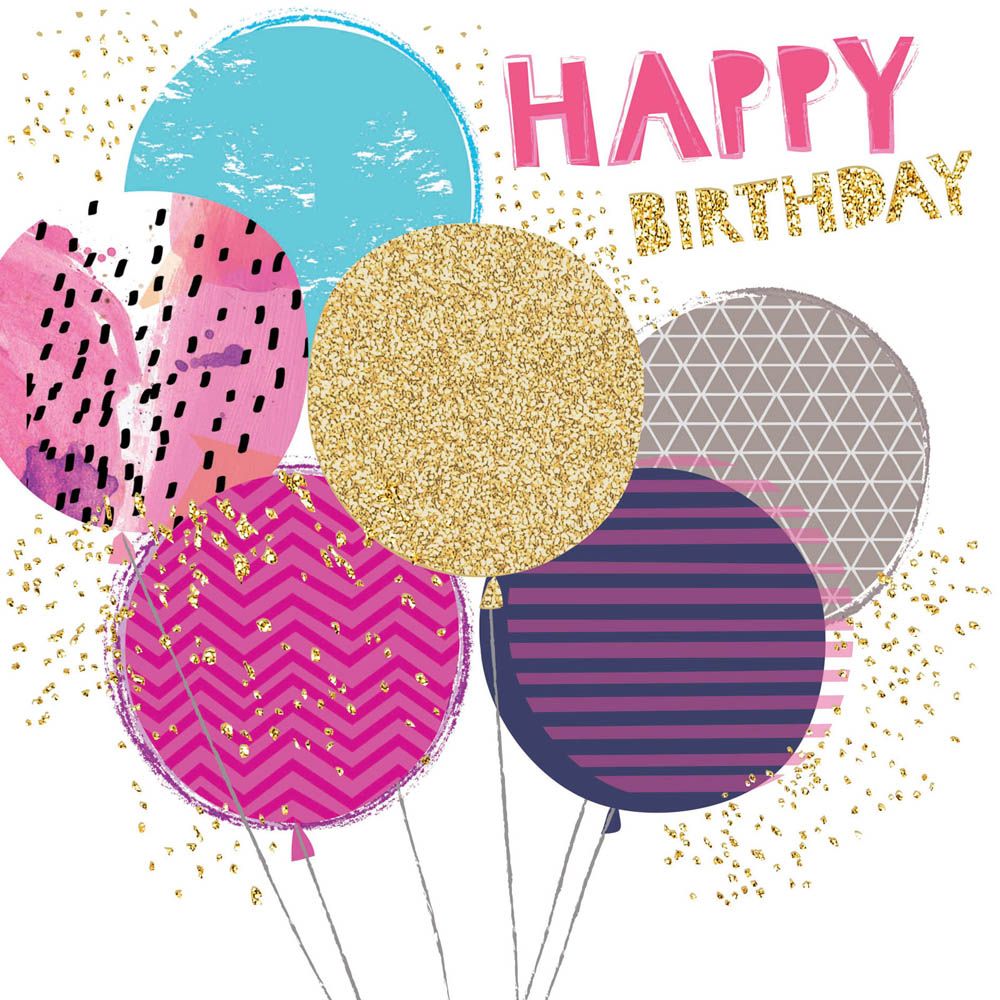 Otter House - Superstar Card Collection - Birthday Balloons