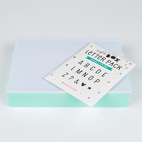 A Little Lovely Company Mint A4 Lightbox