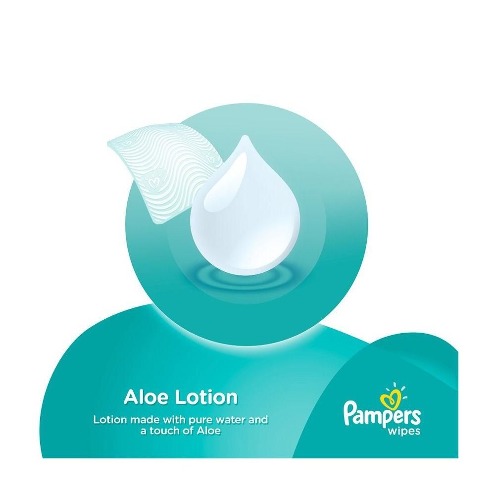 Pampers - Fresh Clean Baby Wipes - 384 Pcs