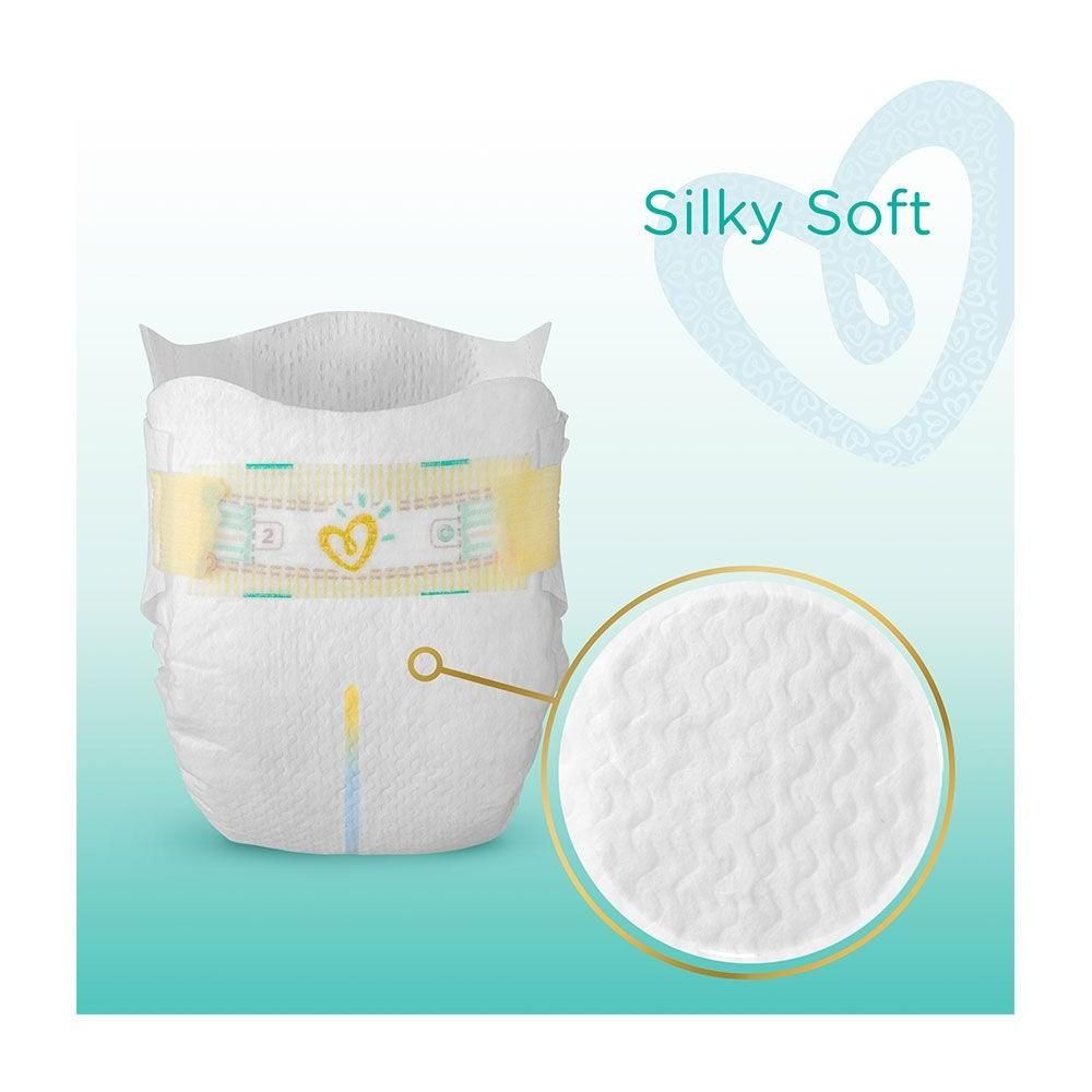 Pampers - Premium Care Diapers, Size 1, Newborn, 2-5 Kg, Mid Pack - 50 Pcs