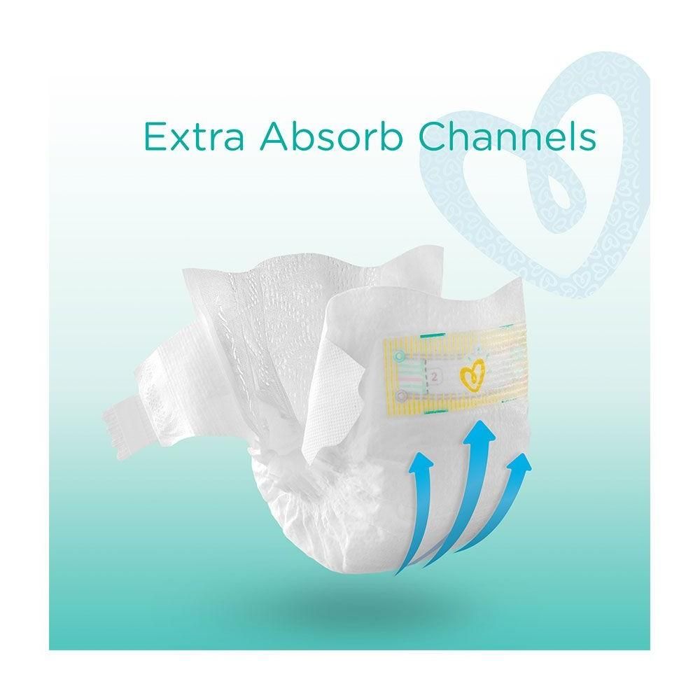 Pampers - Premium Care Diapers, Size 1, Newborn, 2-5 Kg, Mid Pack - 50 Pcs
