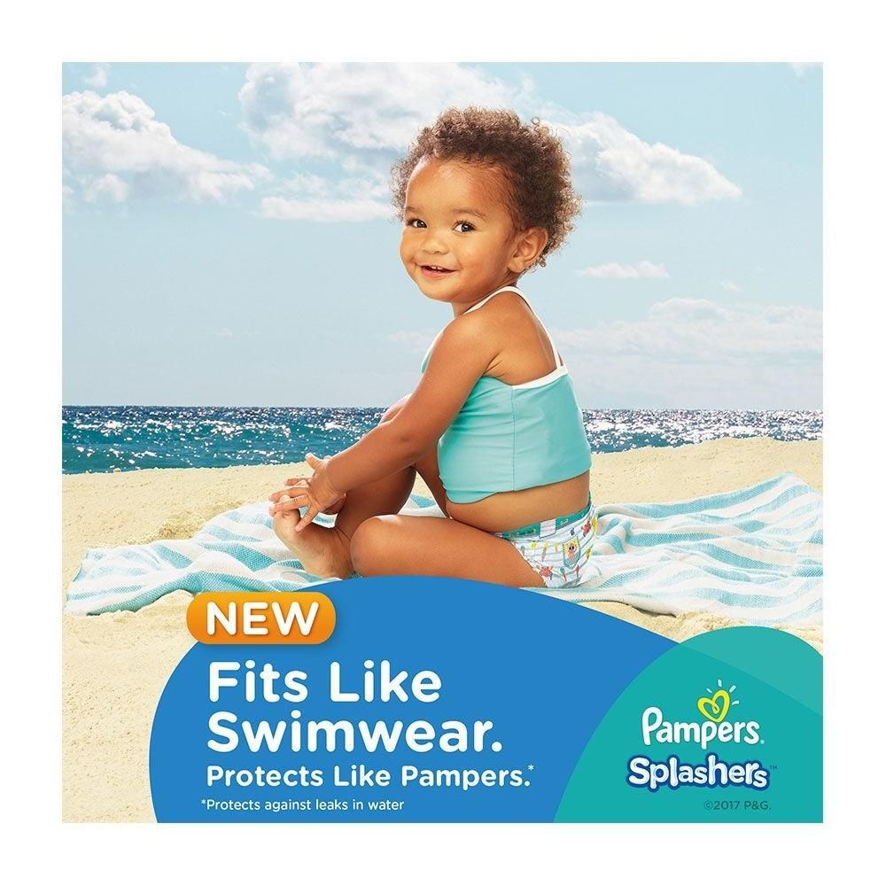 Pampers - Splashers Swimming Pants, Size 5-6, 14+ kg, 10 pcs