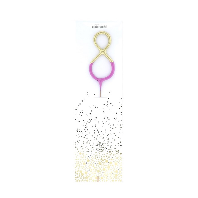 Party Camel - Bicolour Sparkler Candle 8