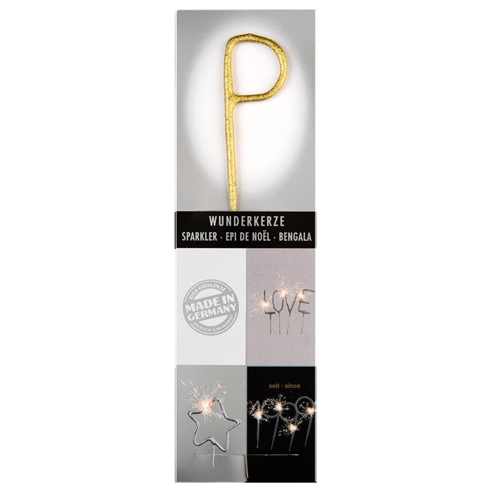 Party Camel - Gold Sparkler Candle P
