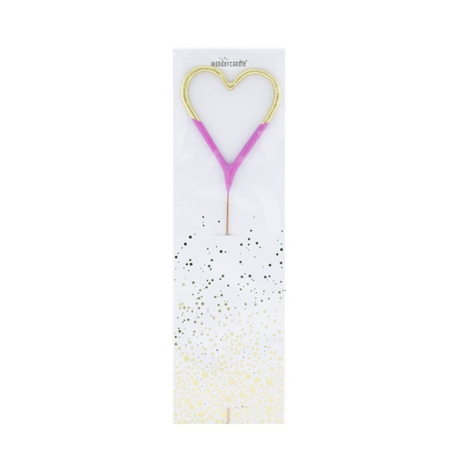 Party Camel - Heart Sparkler Candle