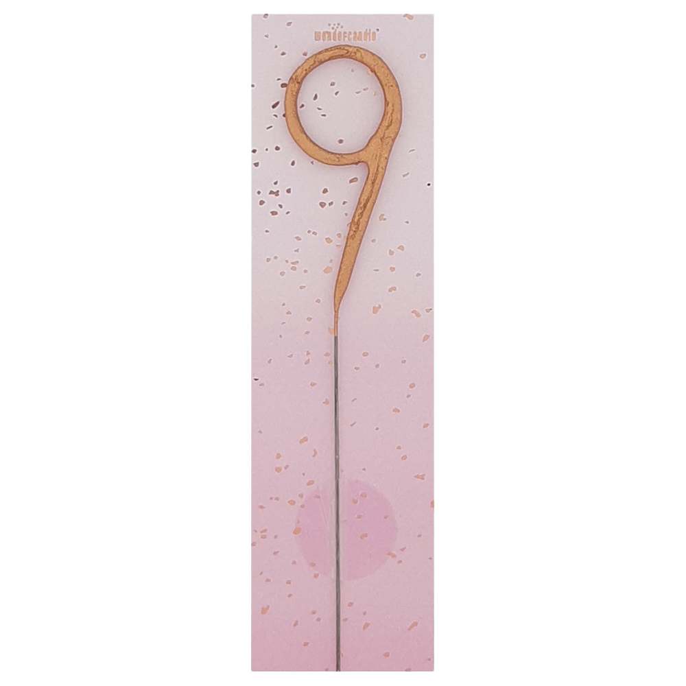Party Camel - Rose Gold Sparkler Candle 9