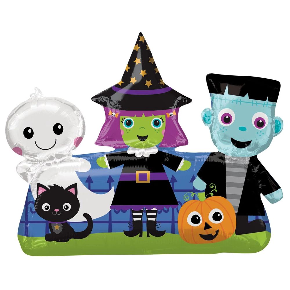 Party Centre - Halloween Friends Supershape Balloon