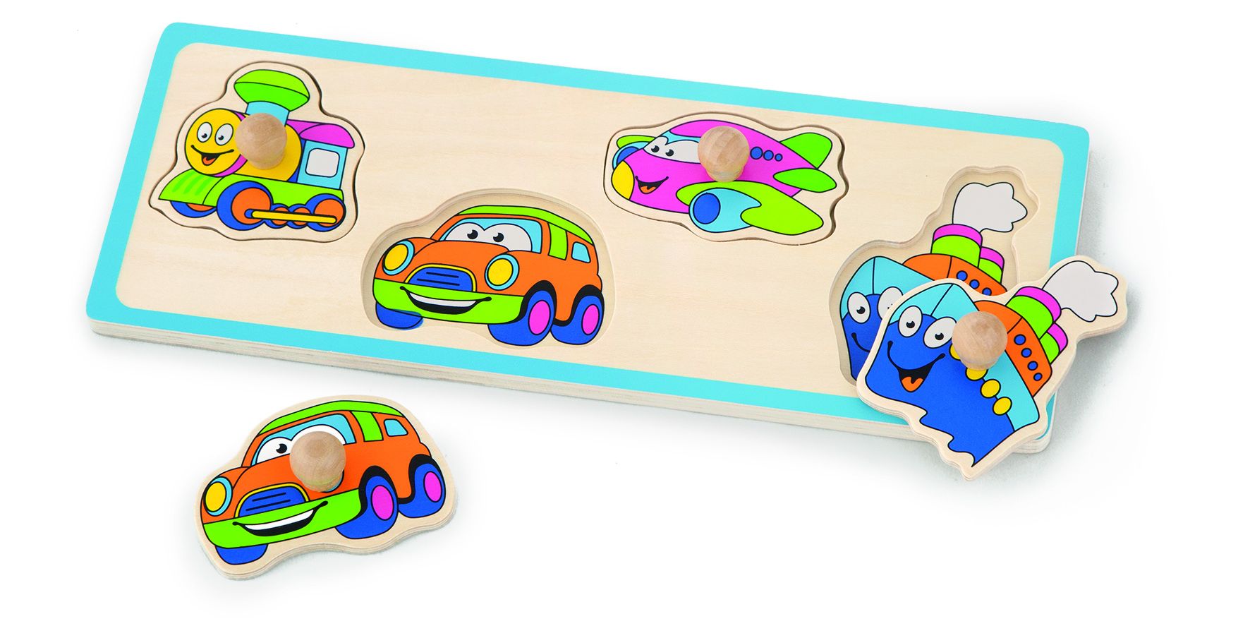 Viga Flat Puzzle - Transportation