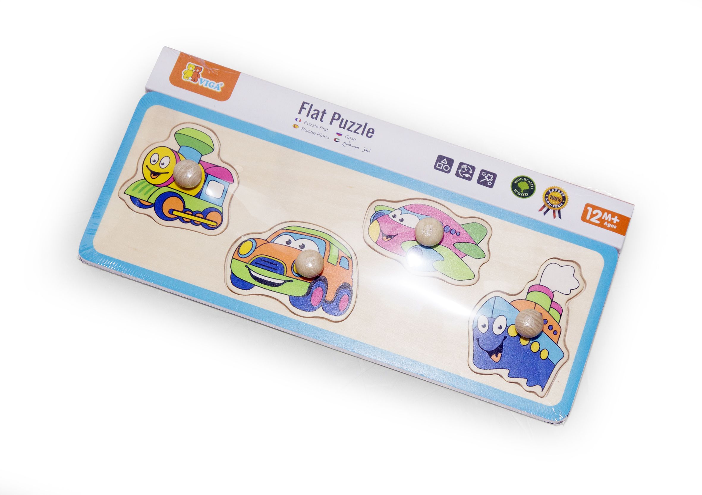 Viga Flat Puzzle - Transportation