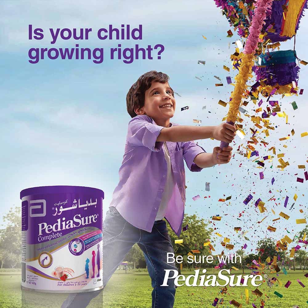 PediaSure - Complete Strawberry Child Nutrition Supplement - 400gm