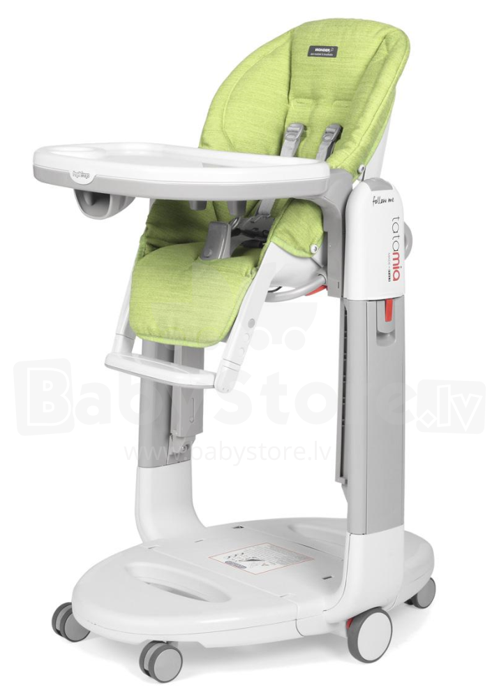 Peg Perego - Tatamia Follow Me Wonder Green Highchair - Green