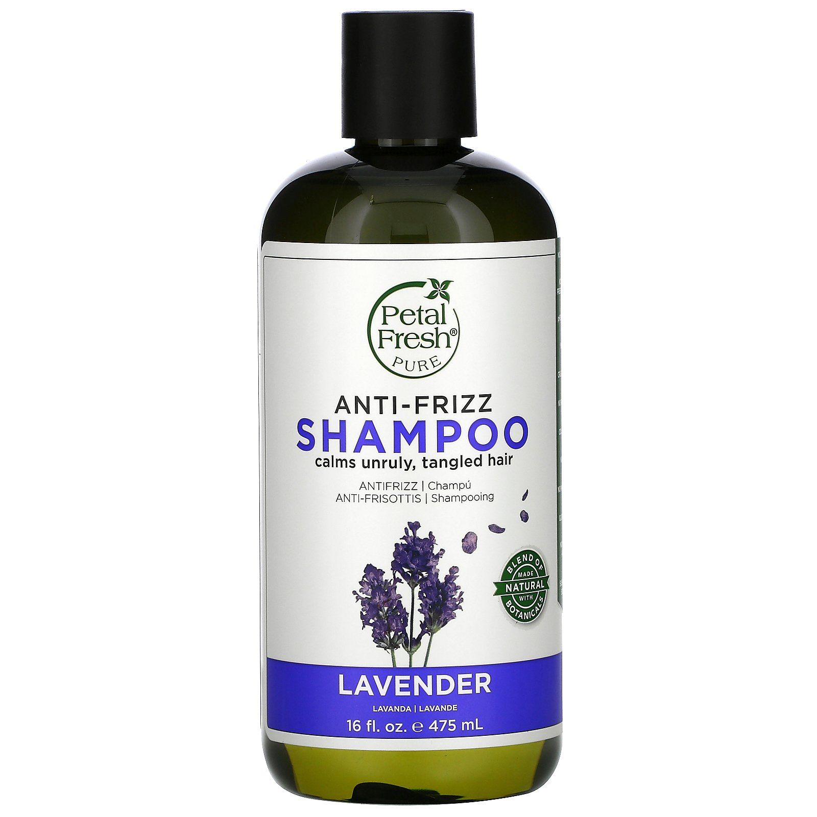 Petal Fresh - Pure, Anti-Frizz Shampoo, Lavender, 16 Fl Oz (475 Ml)