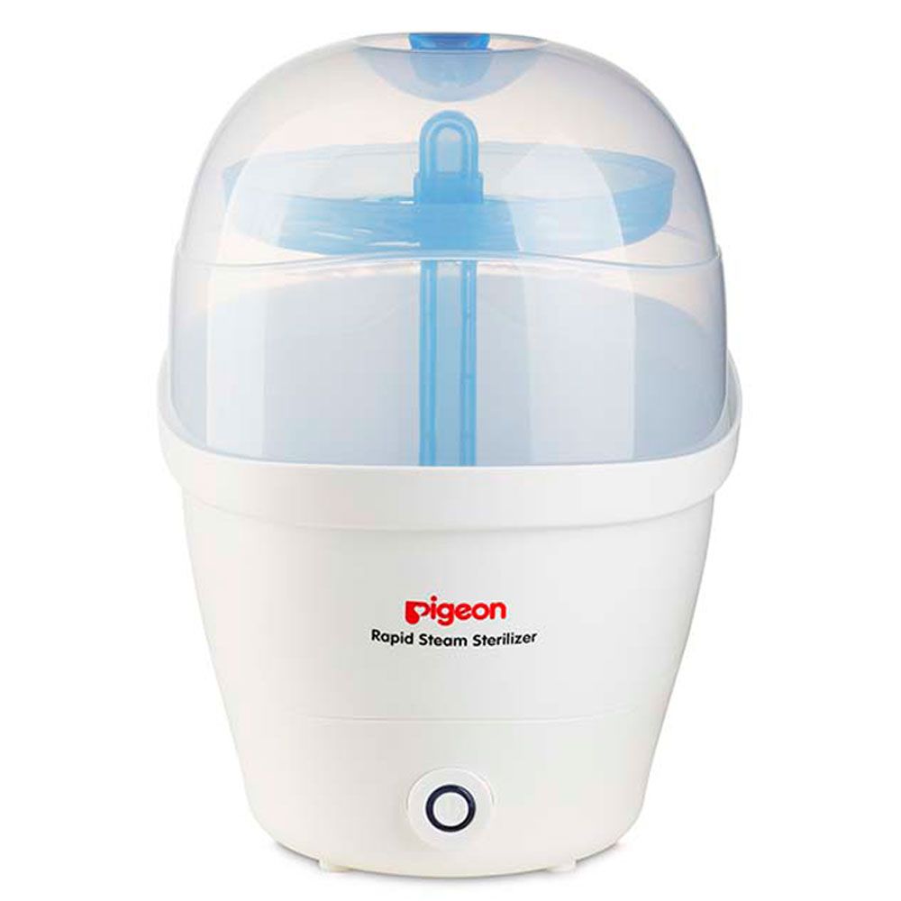 Pigeon Rapid Steam Sterilizer with G Type Plug Babystore.ae