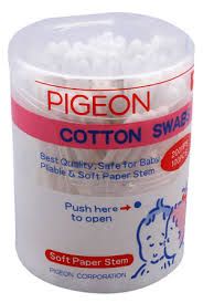 Pigeon - Cotton Swabs Soft Paper Stem 100