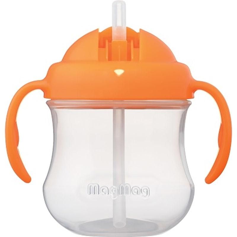 Pigeon Orange MagMag Straw Cup