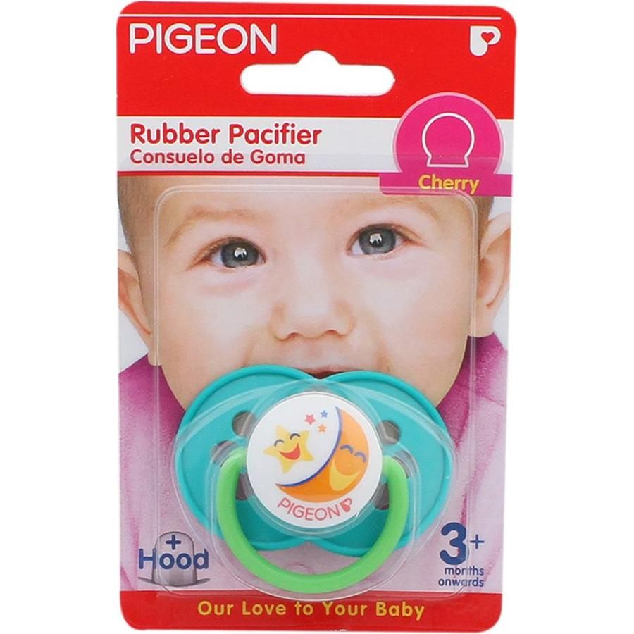 Pigeon Rubber Pacifier - Cherry Green