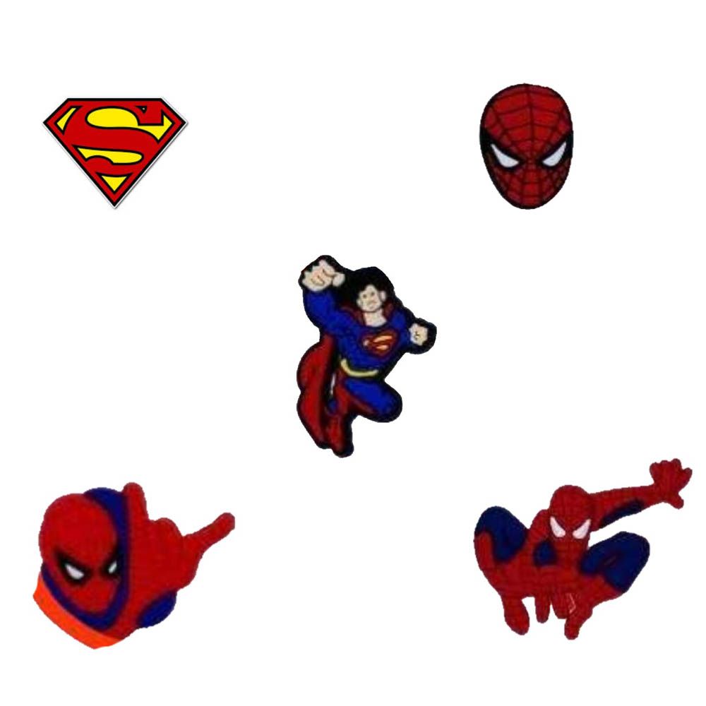 Pikkaboo - Crocs Charms - Super Heroes