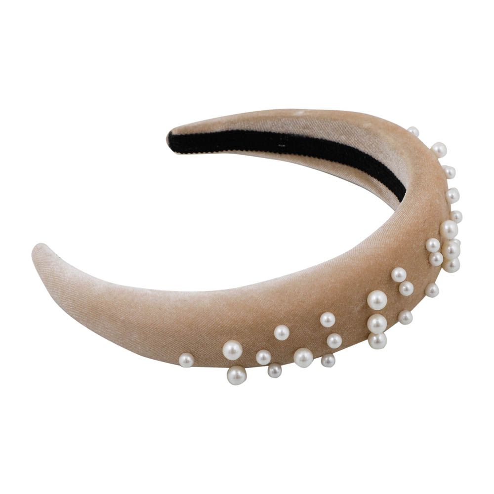 Pinak - Beige Pearl Head Band