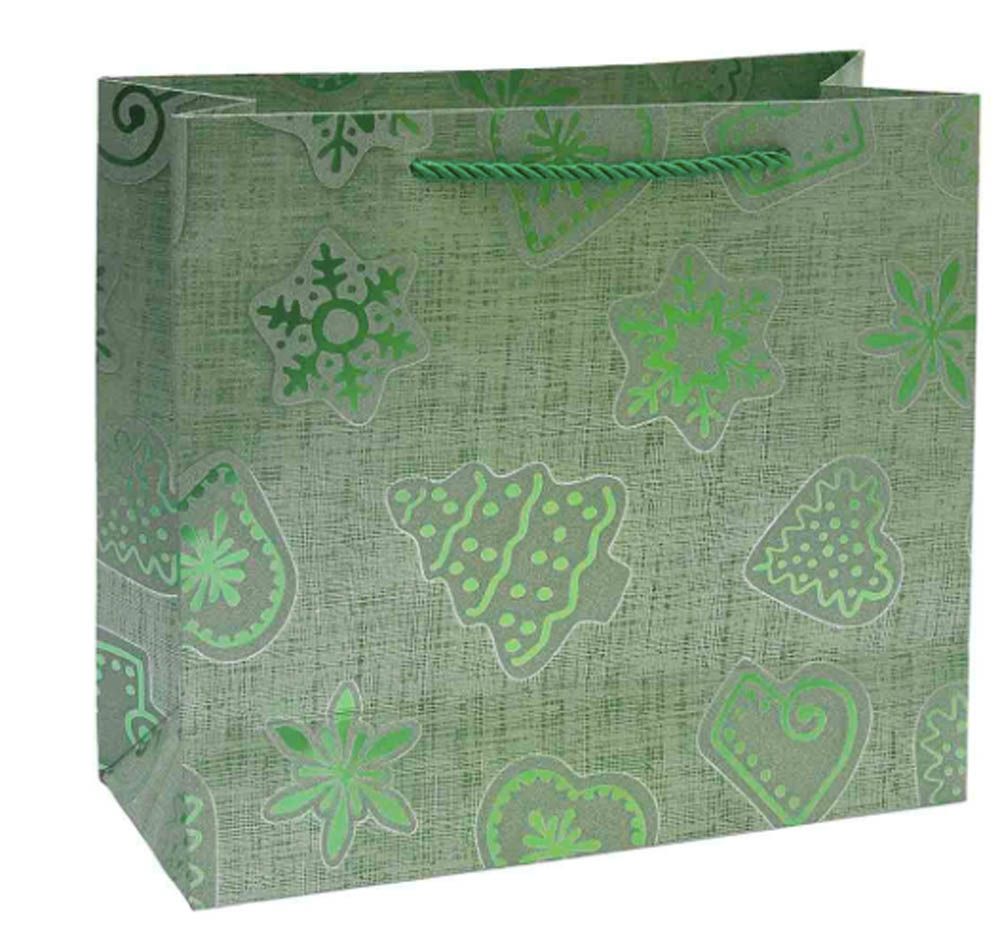 Pinak - Green Rectangular Xmas Gift Bag