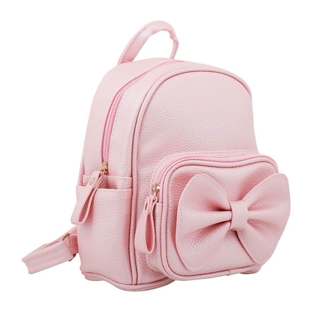 Pinak - Pink Bow Backpack