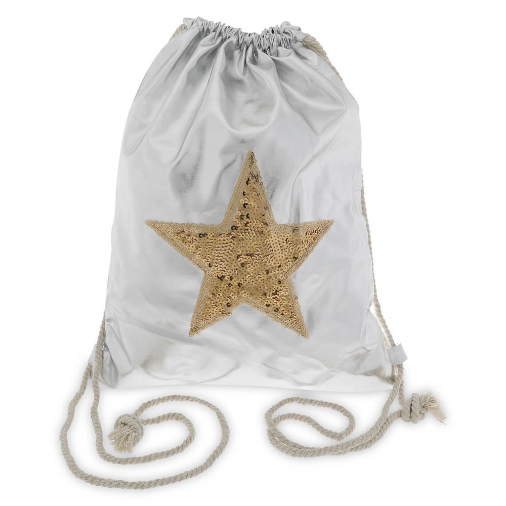 Pinak - Star Drawstring Bag - Silver