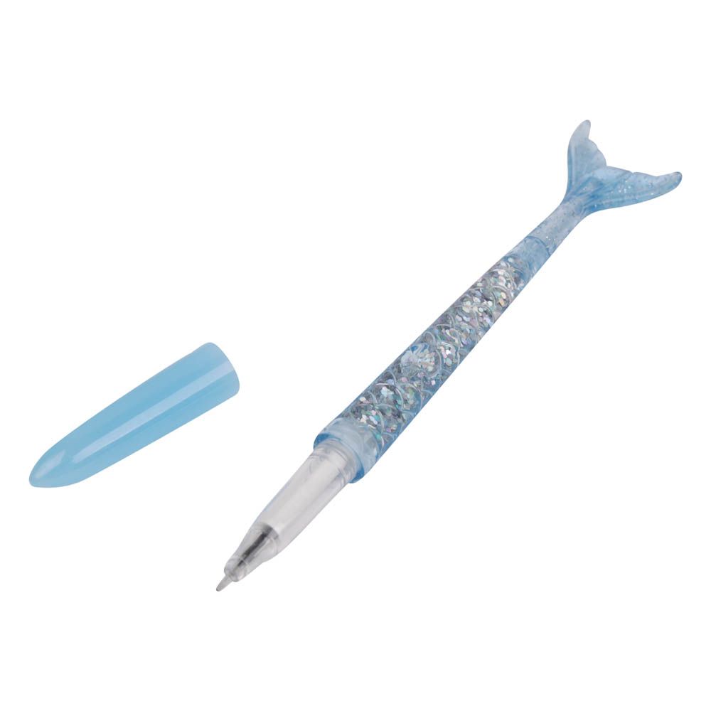 Pinak - Sparkles Moving Glitter Mermaid Pen Blue