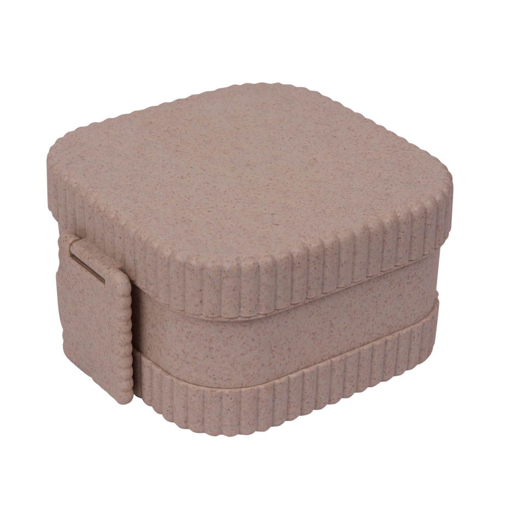 Pinak - Sparkles Square Lunch Box Beige