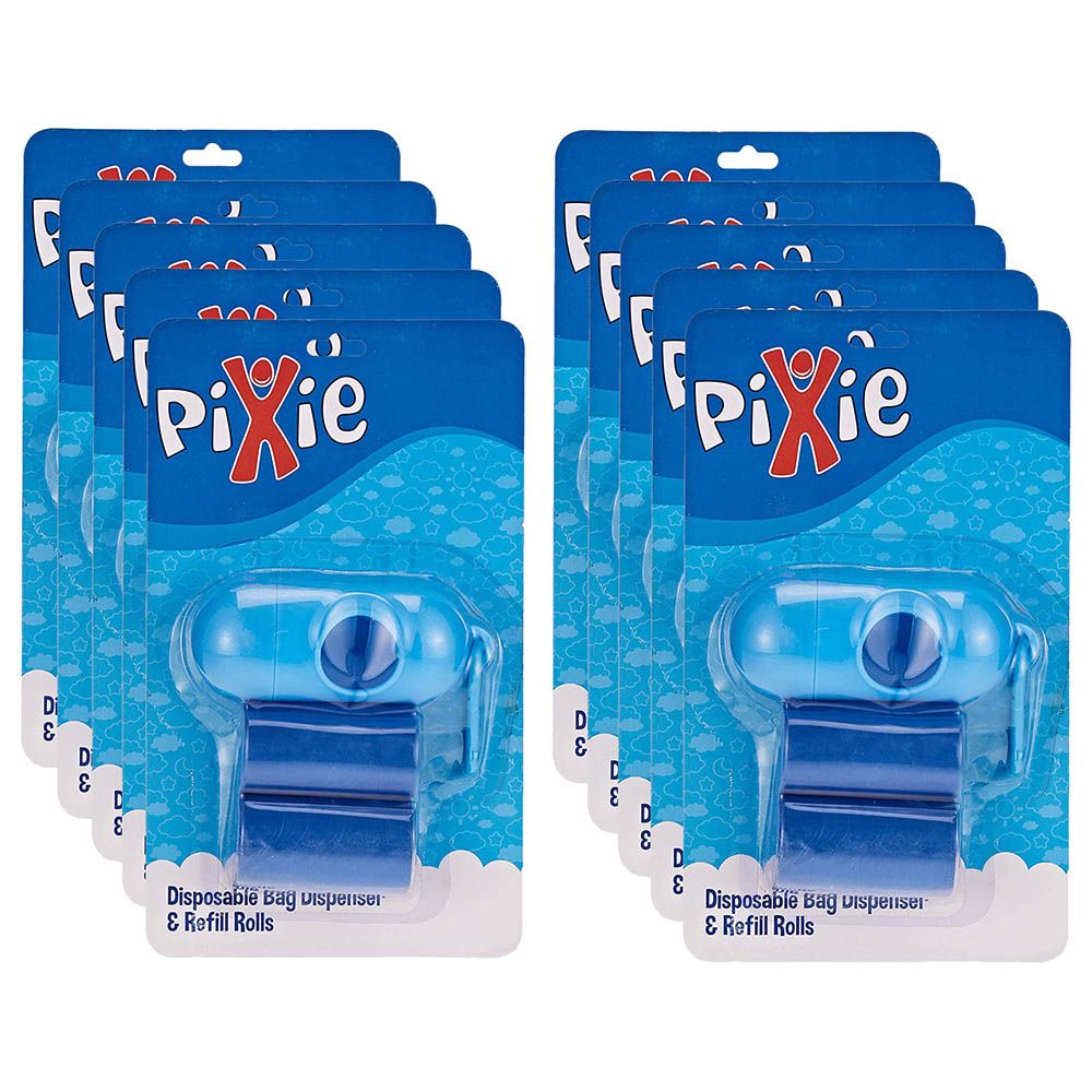 Pixie - Dispenser Bag & Refill - Blue (Buy 8 Get 2 Free)