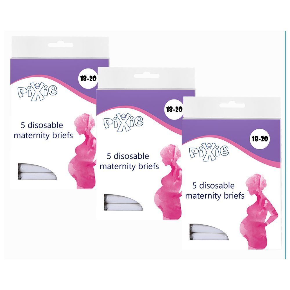 Pixie - Disposable Maternity Brief Size 18-20 Pack Of 3