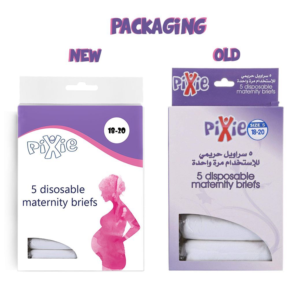 Pixie - Disposable Maternity Brief Size 18-20 Pack Of 3