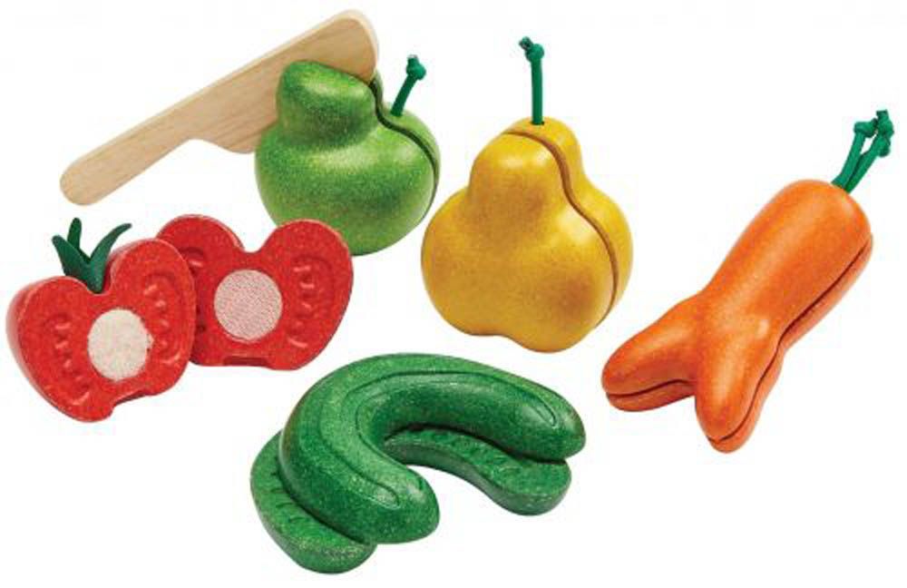 Plantoys - Wooden Wonky Fruit & Vegetables