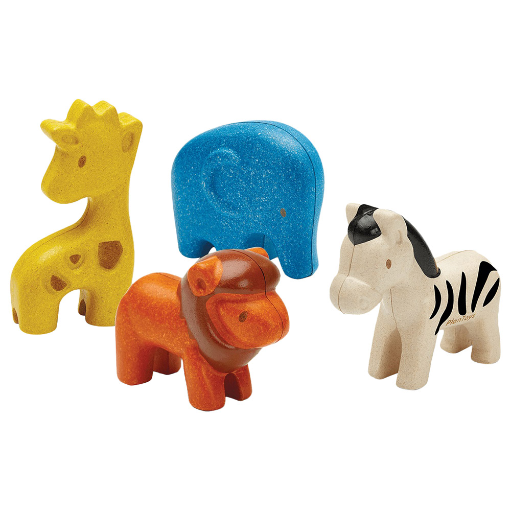 PlanToys - Wild Animals Set