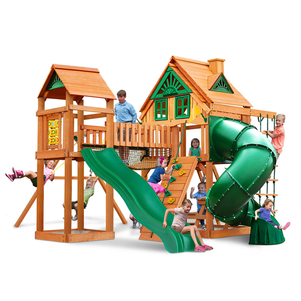 Playnation - Gorilla Adelade Wilderness Gym Swing Set - Treehouse Roof