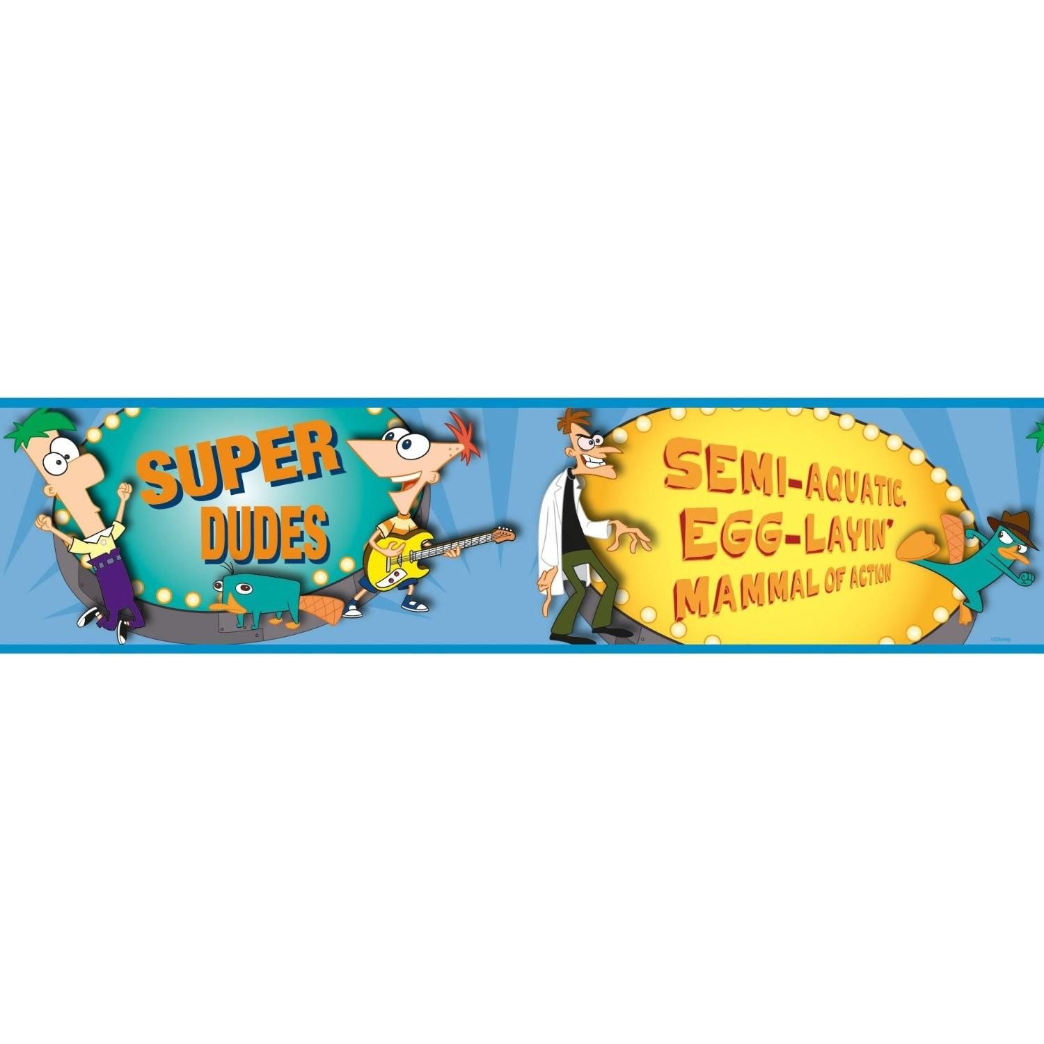 RoomMates Phineas & Ferb Peel & Stick Border