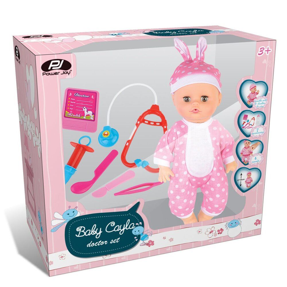 Power Joy - Baby Cayla Doctor Set 12 - 30cm B/O