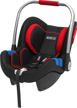 Sparco Red F300i Group 0+ Car Seat