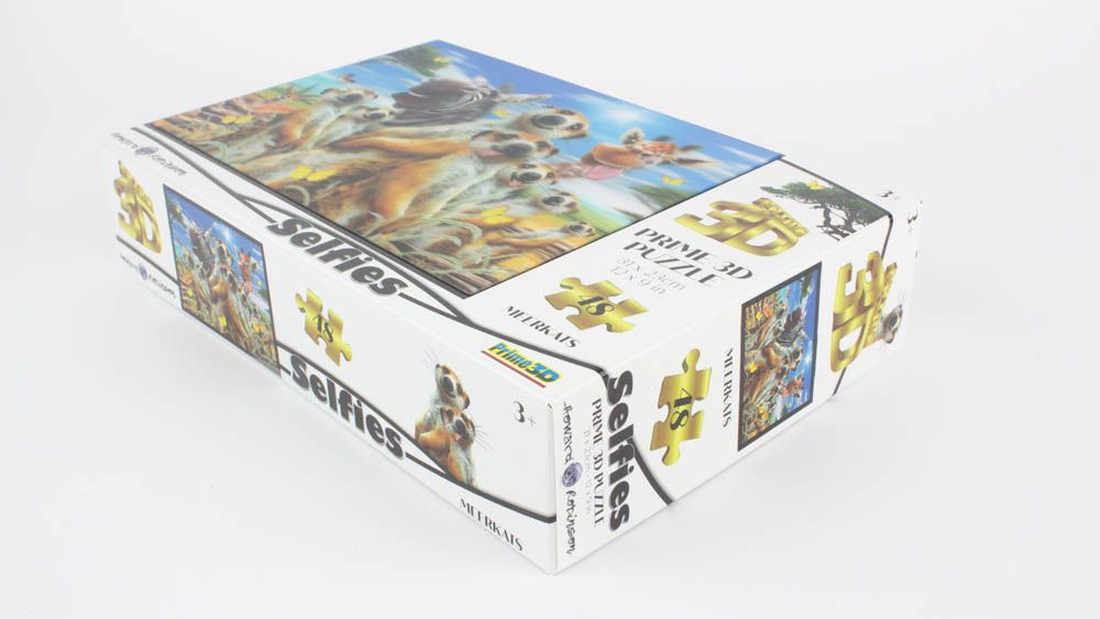Prime 3D - Howard Robinson Licensed Meerkat Selfie 3D Puzzle 48 Pcs