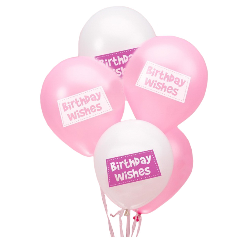 Neviti - Birthday Wishes Balloons - Pink
