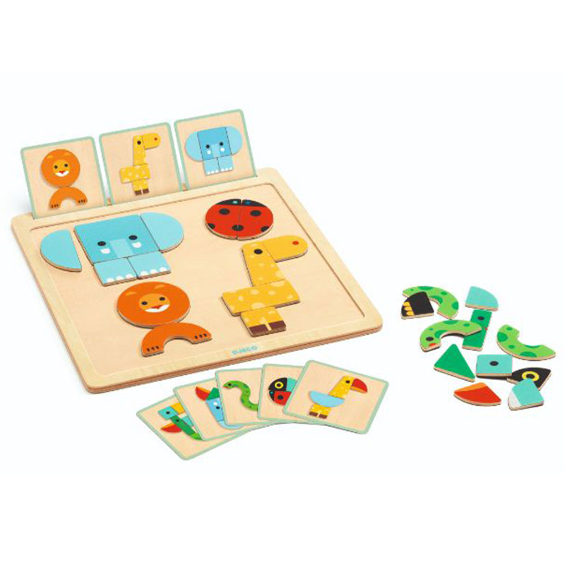 Djeco - Geobasic Wooden Magnetic Board