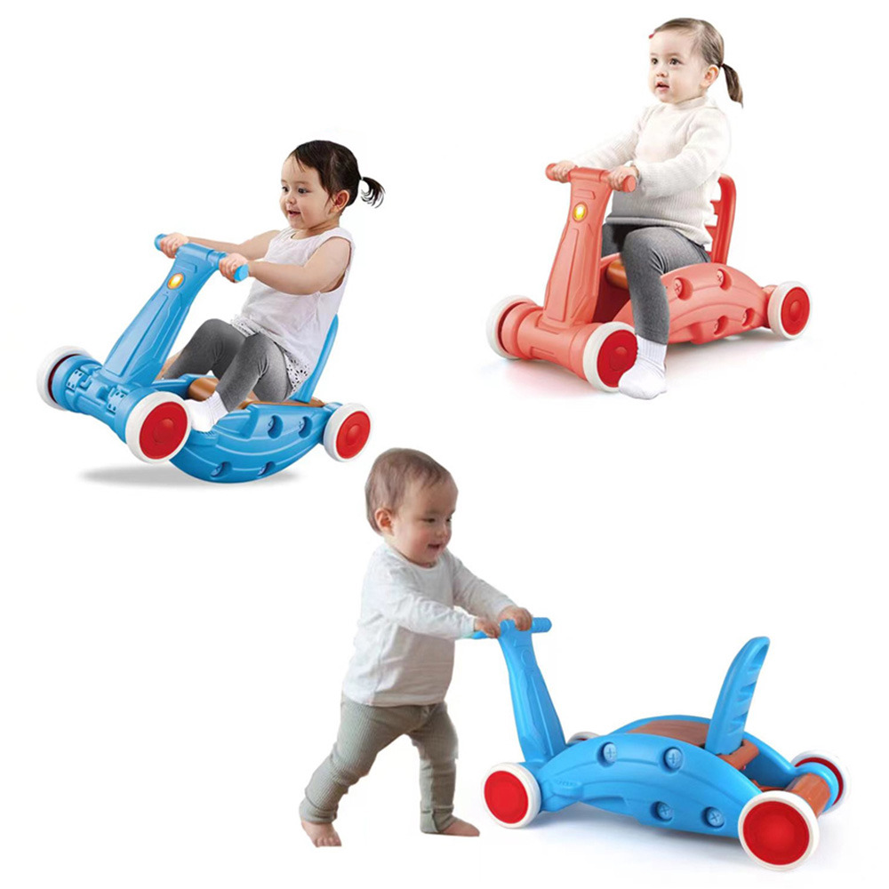 Qichunying Toys - 3-in-1 Walker Rocker Tackle - Blue