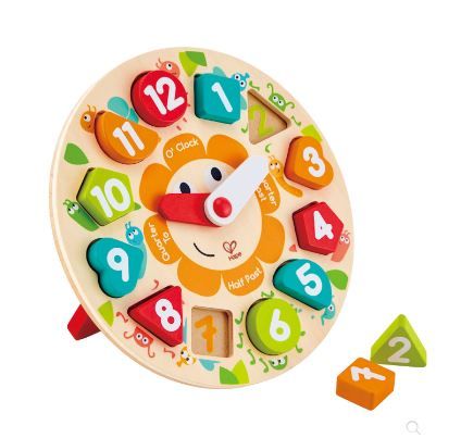 Hape - Chunky Clock Puzzle