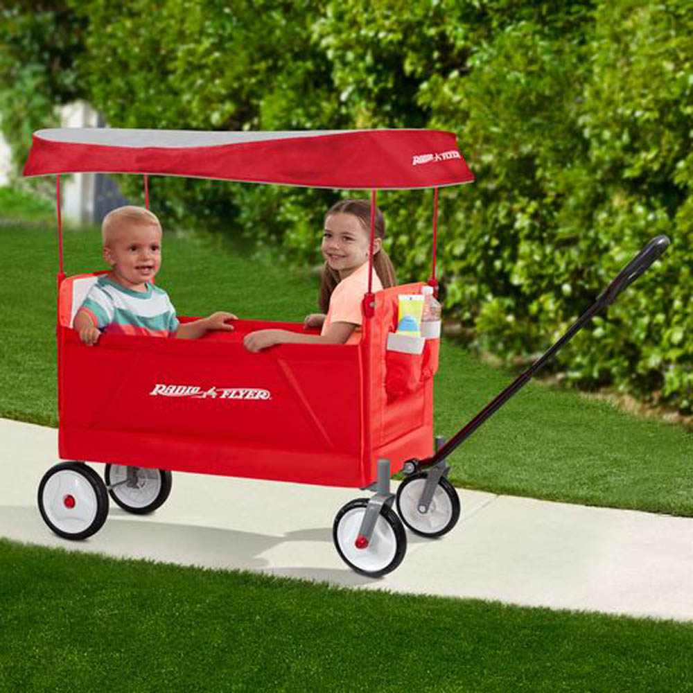 Radio Flyer - 3 in 1 Ez Fold Wagon With Canopy