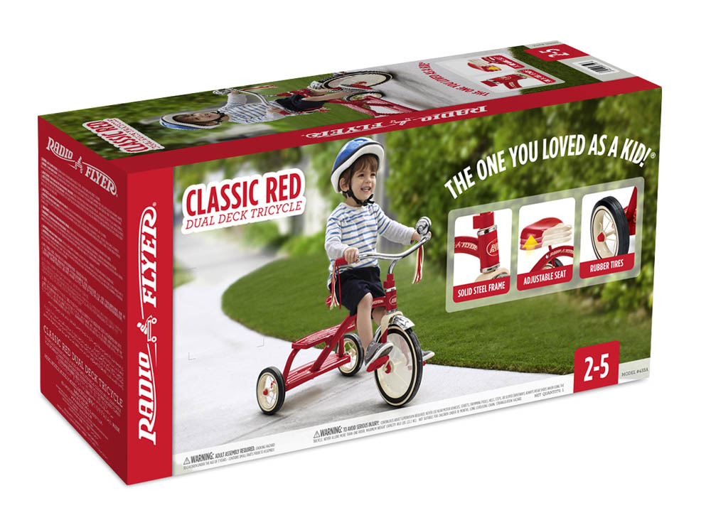 Radio Flyer - Classic Red Dual Deck Tricycle