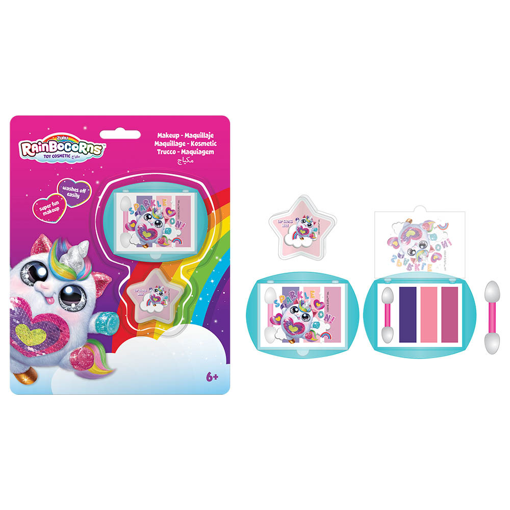 Rainbocorns - Toy Cosmetic Eyeshadow, Lip Gloss & Ring Lip Gloss