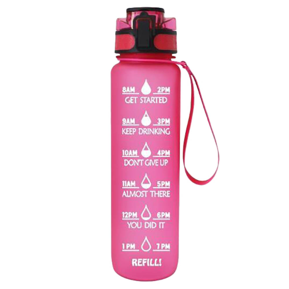 Rainbow Skool - 1000ml Tritan Water Bottle - Pink