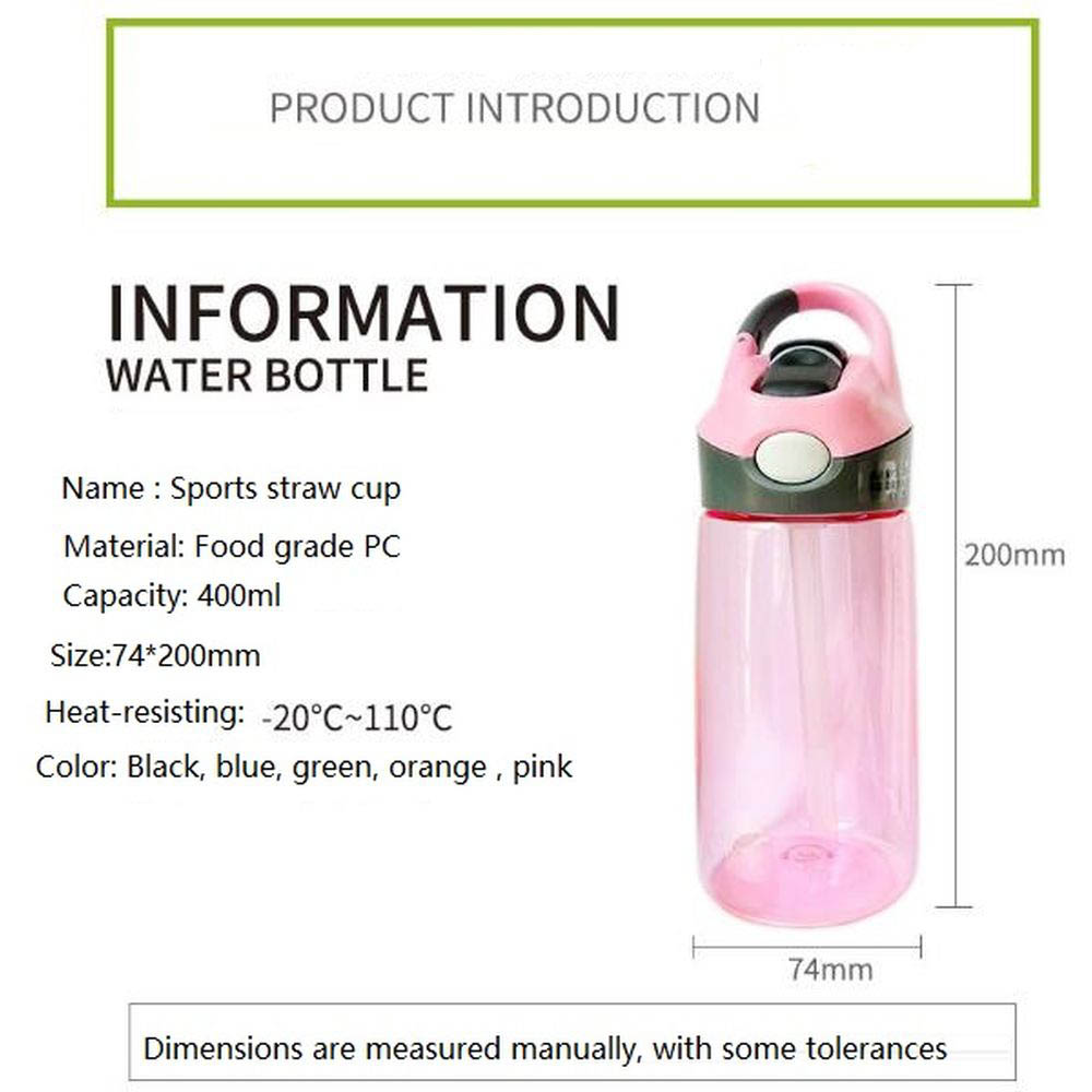 Rainbow Skool - 400ml Kids Water Bottle - Blue