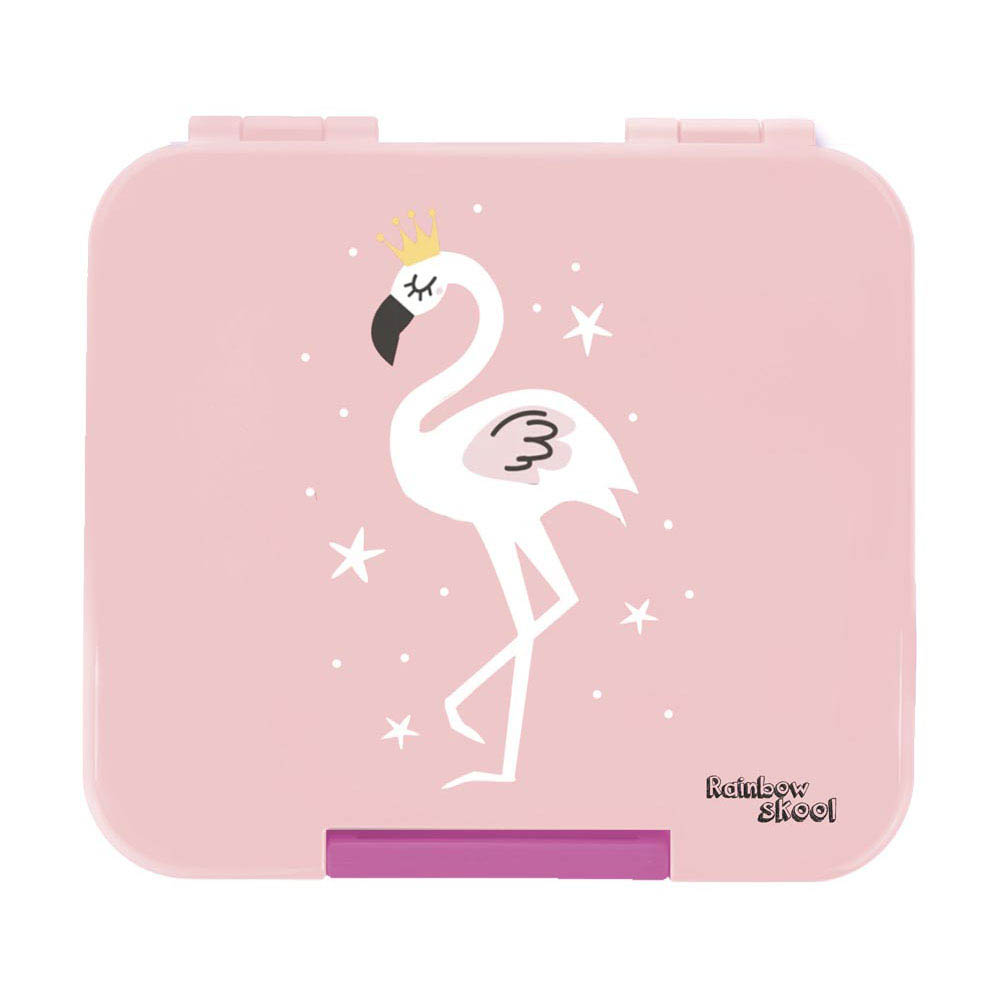 Rainbow Skool - Mini Lunch Box - Swan - Pink