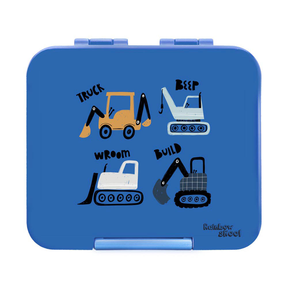 Rainbow Skool - Mini Lunch Box - Truck - Blue