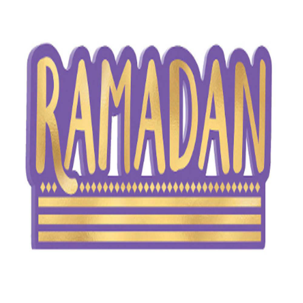 Amscan - Ramadan Standing Sign Mdf & Foil Decoration 